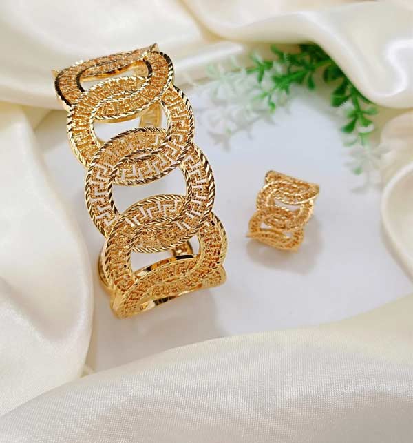 Adjustable Bangles & Rings (ZV:3874)