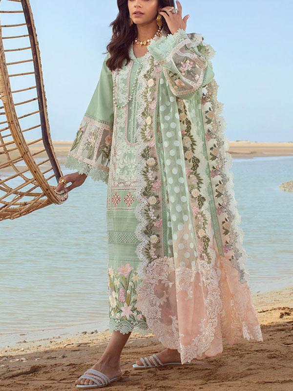 Lawn Chicken Karri Embroidered Dress With Jacquard Embroidered Dupatta (Unstitched) (DRL-2330)